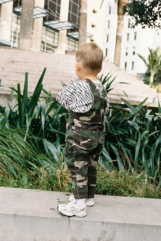 Camo Patch Overalls