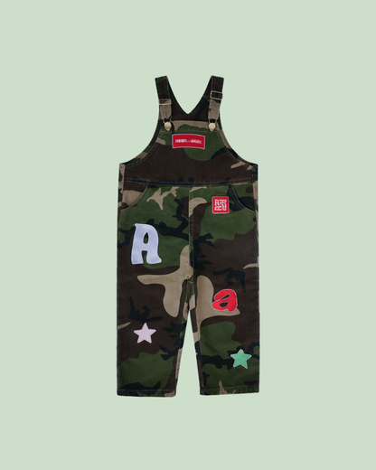 Camo Patch Overalls